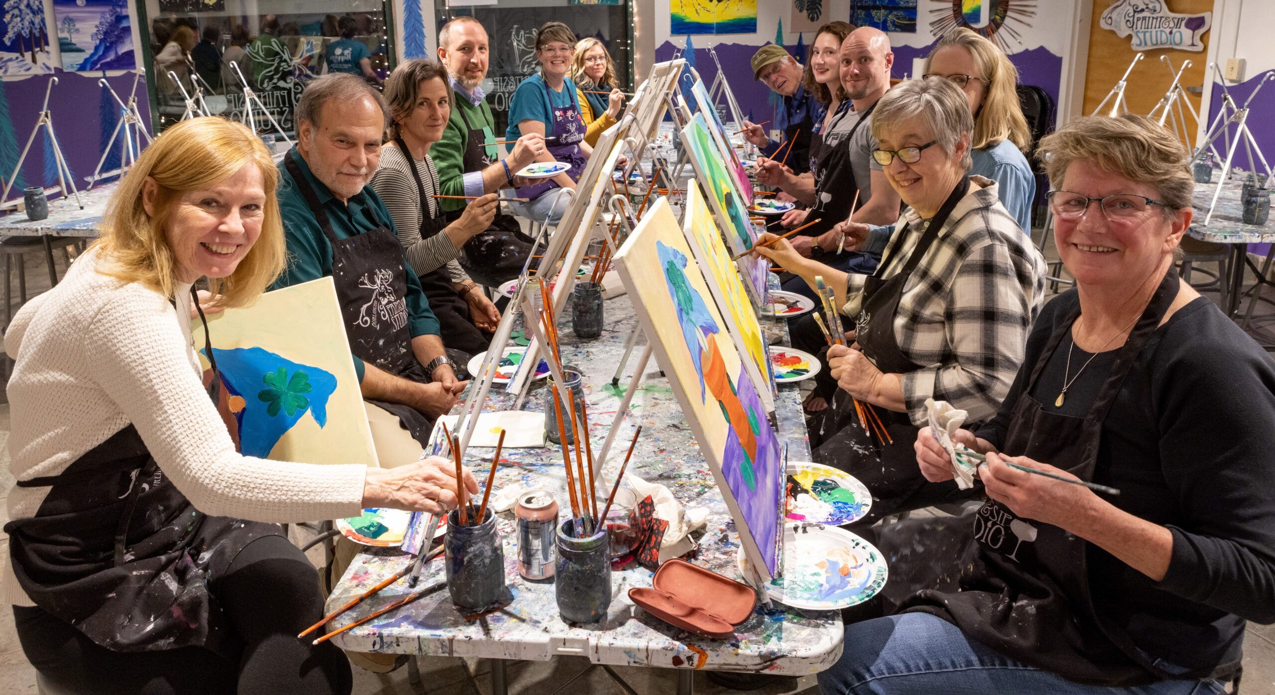 Paint & Sip Fundraiser - Studio Vino Paint & Sip